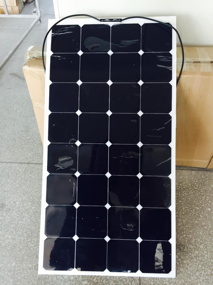 Ημι εύκαμπτο Bendable ηλιακό πλαίσιο υψηλής αποδοτικότητας 100W 2